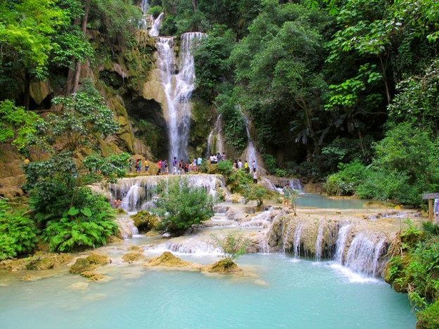 Kuang Si Falls, Luang Prabang, Laos Kuang Si Falls, Luang Prabang, Laos